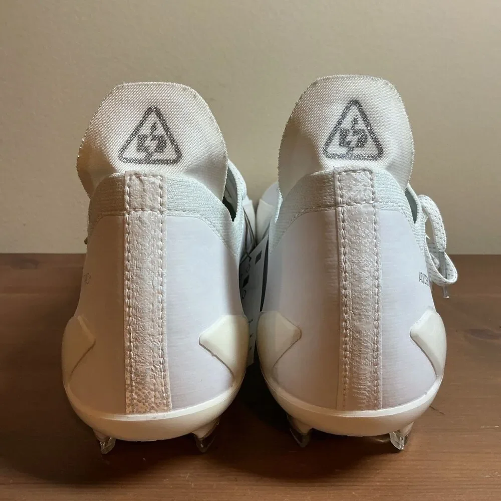 Adidas Adizero Electric + Football Cleats White Gray IE6278 Men’s Size 11